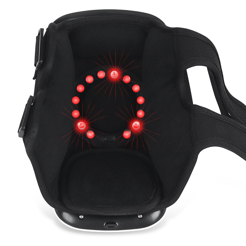 KneeRelief™ – Masseur de Genoux Chauffant & Vibrant