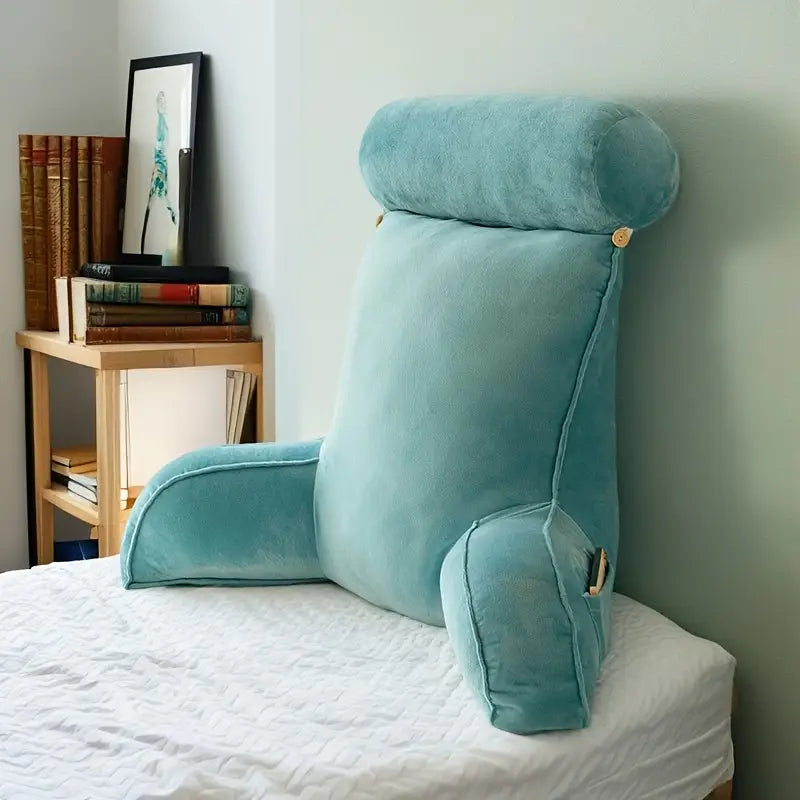 LumbraNest™ – Coussin de lecture ergonomique grand format pour lit et canapé