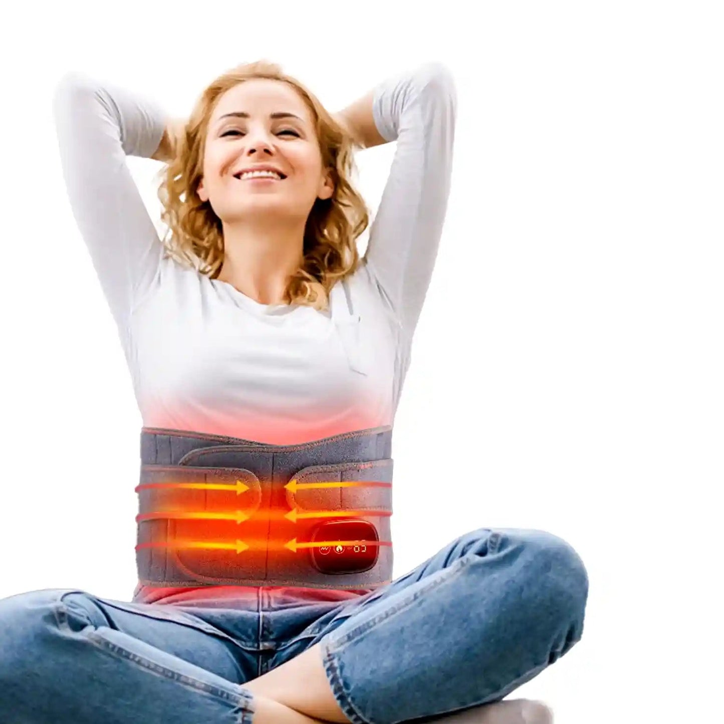 Lumivex™ – Ceinture lombaire chauffante à lumière rouge sans fil