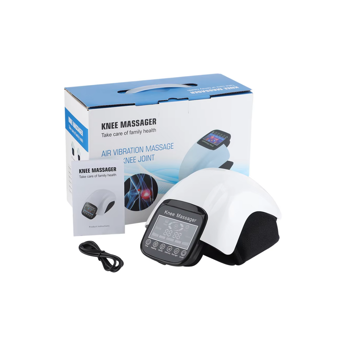 Masseur de genoux intelligent à compression chauffante
