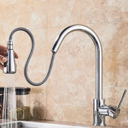 Küchenarmatur mit verstellbarer Brause