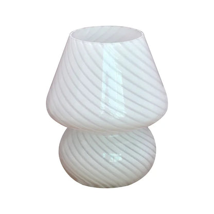 Elegante Schreibtischlampe aus Glas