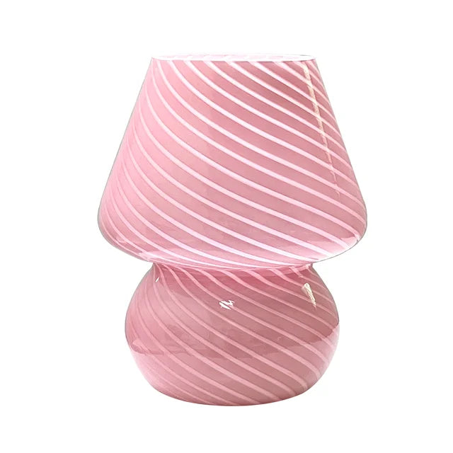 Elegante Schreibtischlampe aus Glas