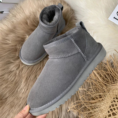 Bottes d'hiver confortables en textile isolant