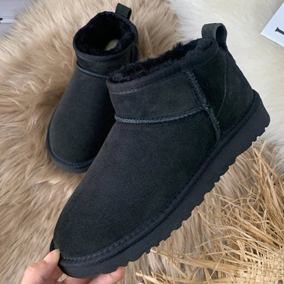 Bottes d'hiver confortables en textile isolant