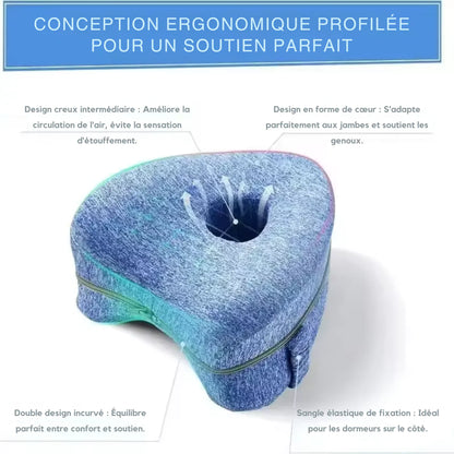 Ergonomisches Bein-Lendenkissen aus Memory-Schaum