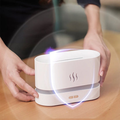 Lampe de nuit à flamme simulée avec diffuseur intégré