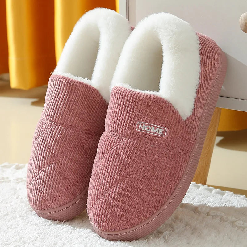 Pantoufles Douillettes en Peluche Confort pour Homme et Femme - Santeova