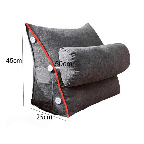 ReadLuxe™ – Ergonomisches Lesekissen mit Lendenstütze