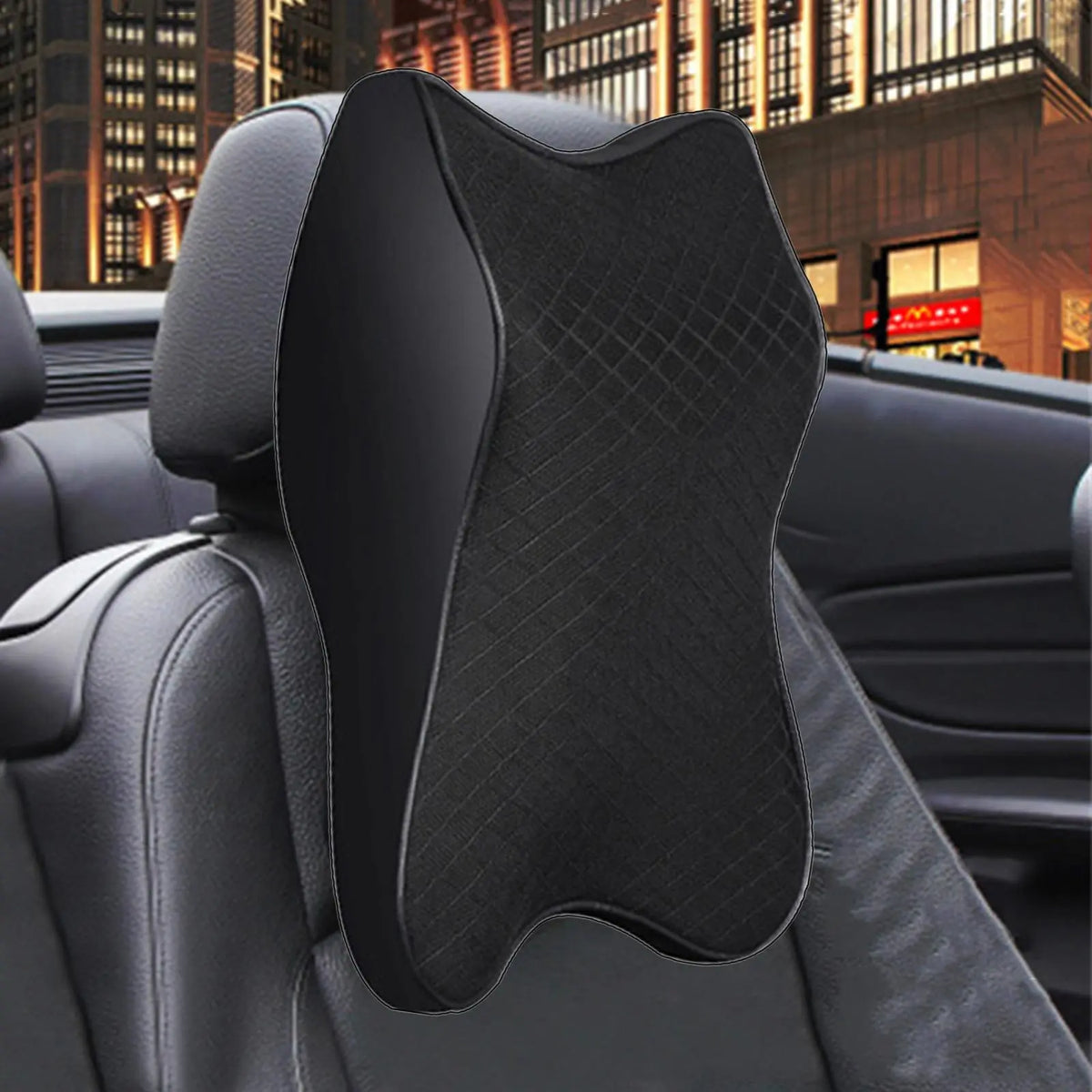 Coussin de cou ergonomique en mousse pour siège de voiture