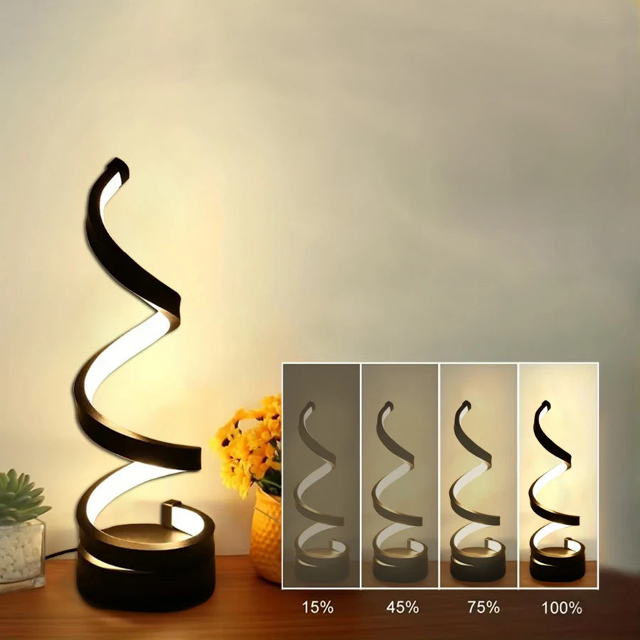 Lampe de bureau moderne à intensité réglable LED