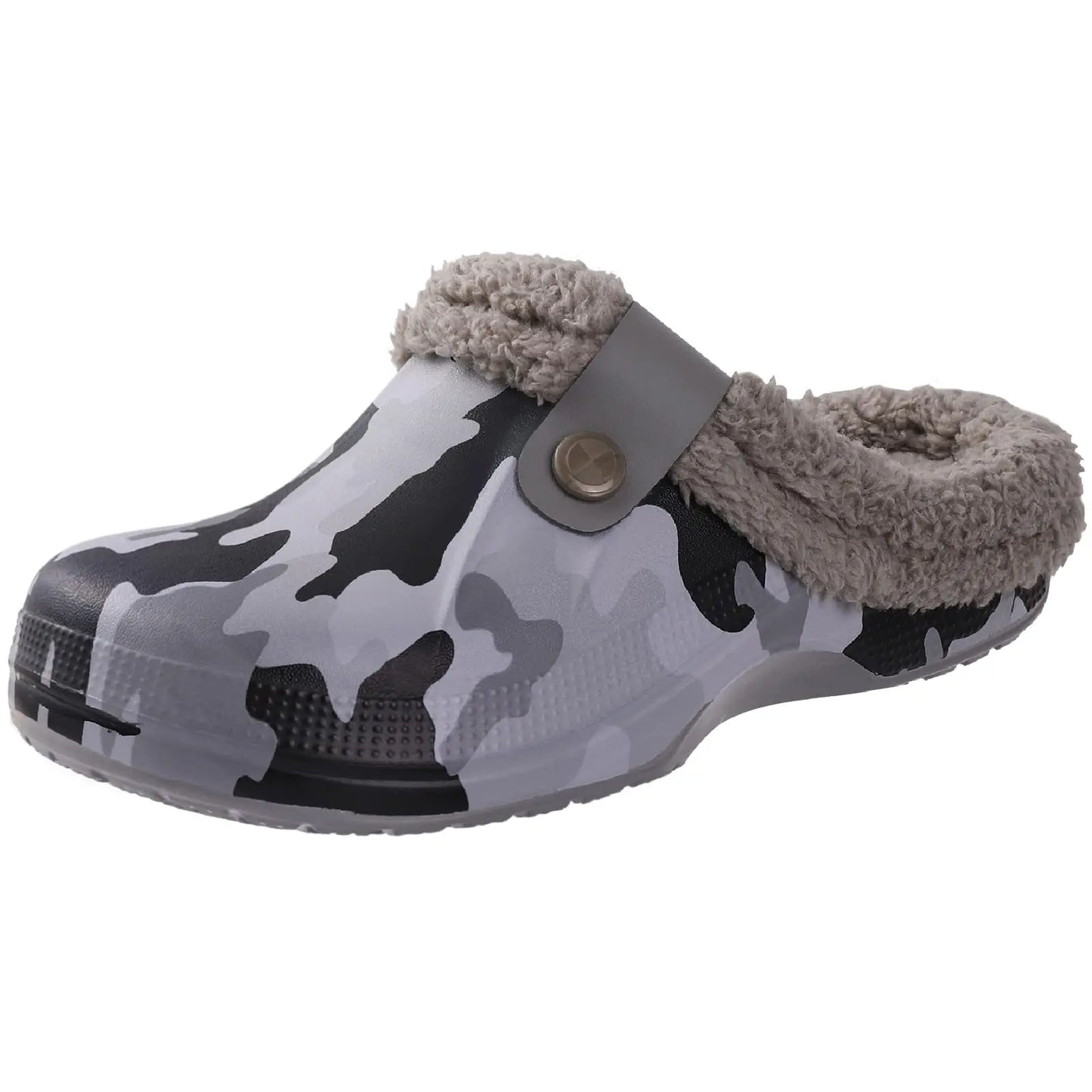 Warme, rutschfeste Unisex-Pantoffeln aus Fell