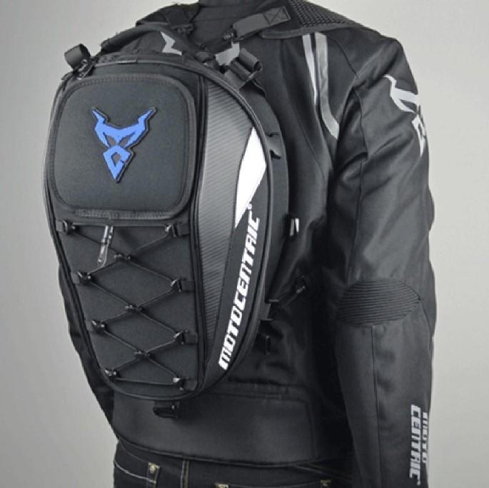Sac à dos moto étanche en fibre de carbone multi fonctionnel