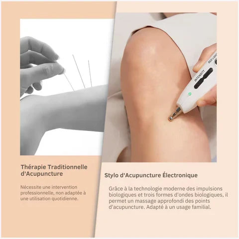 Stylo d'acupuncture électronique rechargeable portable