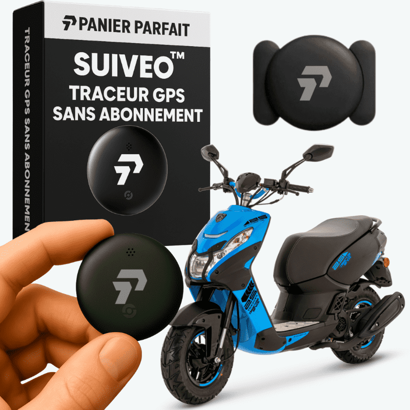 Traceur GPS sans abonnement compatible Android iOS pour scooter
