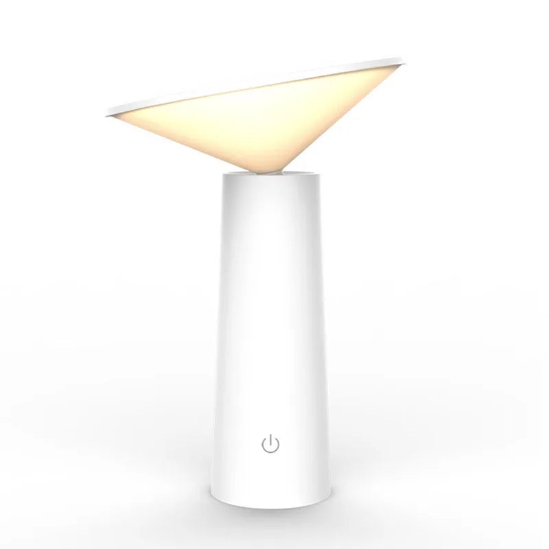 Lampe de table sans fil à éclairage LED rechargeable
