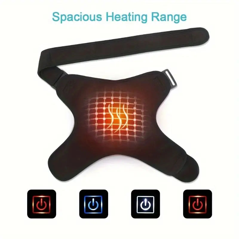 ThermiEase™ – Coussin massant chauffant pour épaule et coude, chaleur apaisante USB