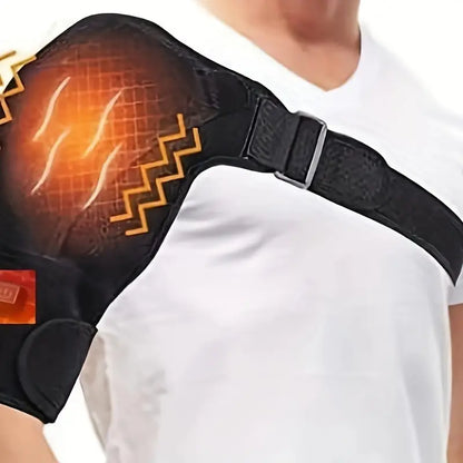 ThermiEase™ – Coussin massant chauffant pour épaule et coude, chaleur apaisante USB