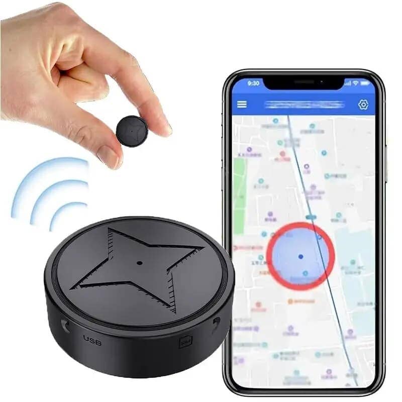 Mini traqueur GPS portable avec micro intégré et suivi en temps réel
