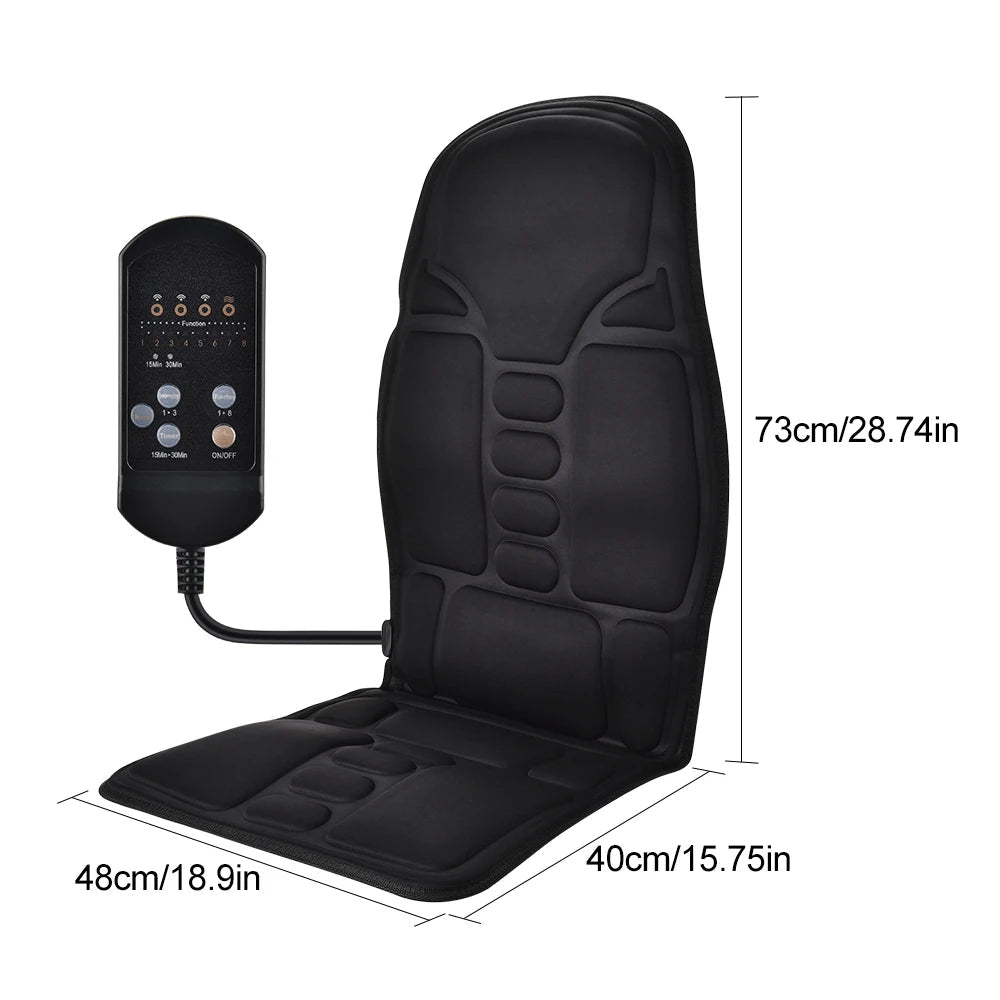 VibraSeat™ – Siège massant chauffant détente complète pour voiture & maison