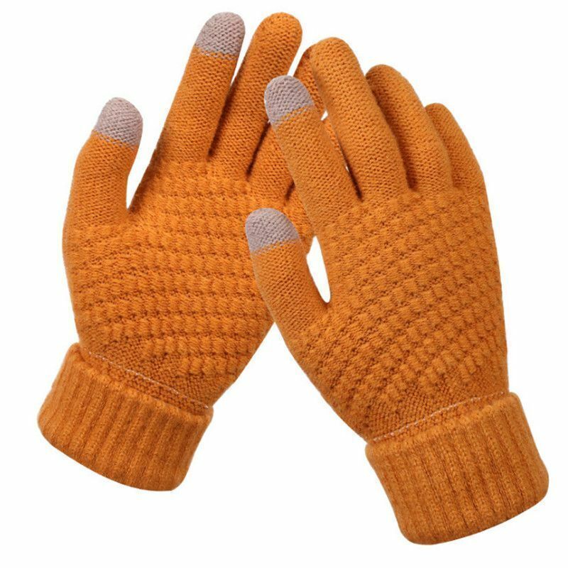 Gants tricotés légers à design élégant