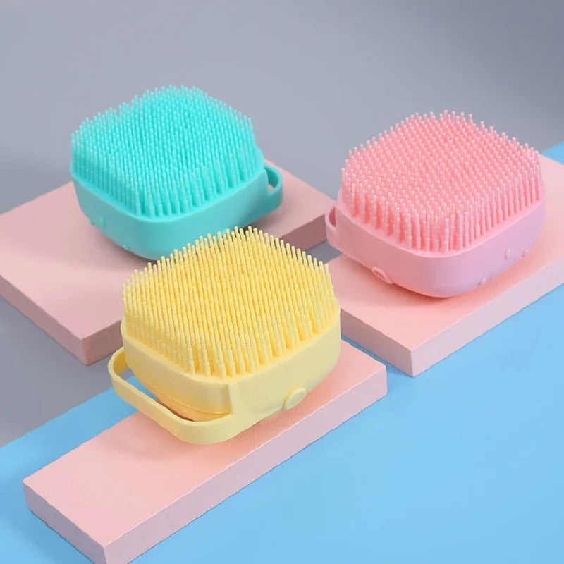 Gant de massage pour animaux en tissu doux