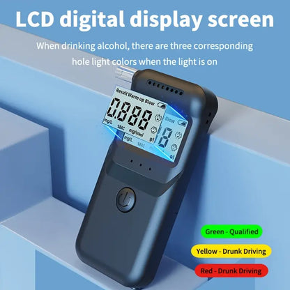 AlcoZen™ – Tragbarer elektronischer Alkoholtester mit präziser LCD-Anzeige