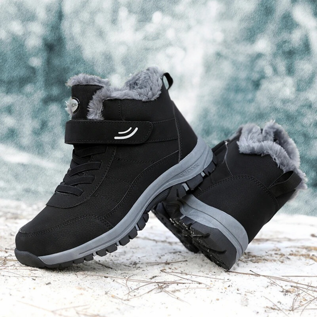 Bottes de neige légères à fourrure synthétique
