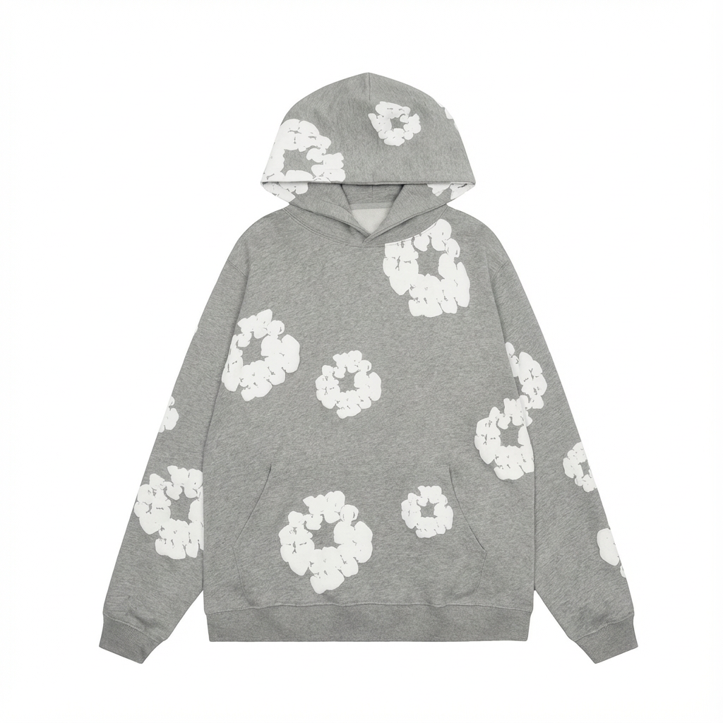 Eleganter Herren-Sweatshirt mit Blumenmuster – Chic und bequem für den Frühling