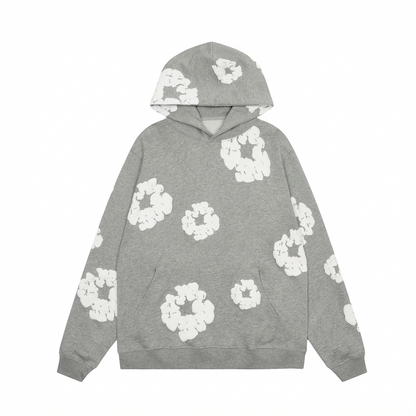 Eleganter Herren-Sweatshirt mit Blumenmuster – Chic und bequem für den Frühling