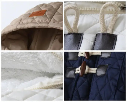 Combi-pilote bébé en velours doux et chaud
