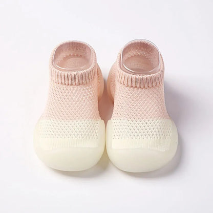 Chaussures antidérapantes légères bicolores pour bébé