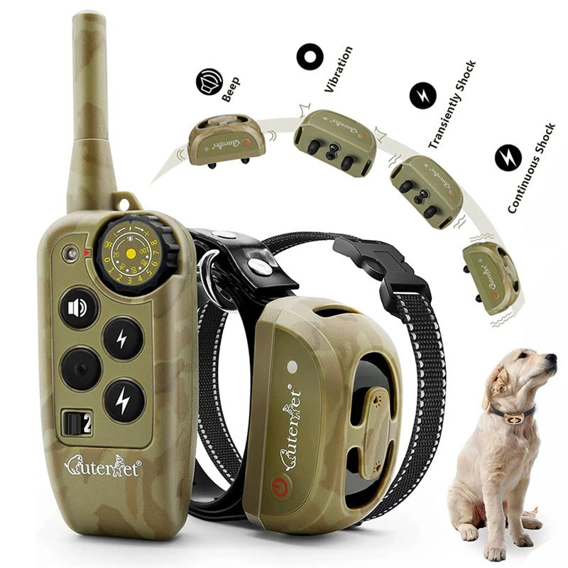 Collier Anti-Aboiement Électrique pour Chien - Santeova