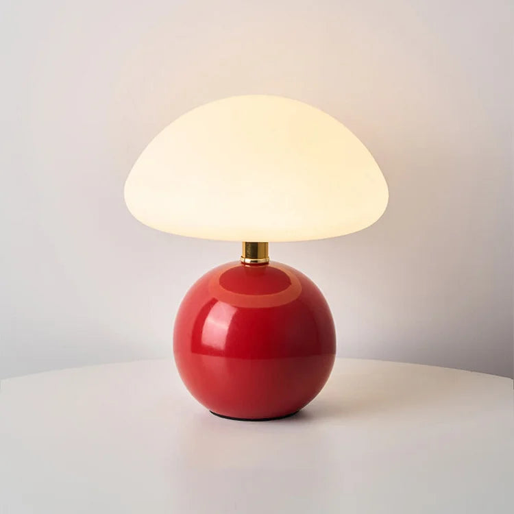 Elegante dekorative Pilzlampe
