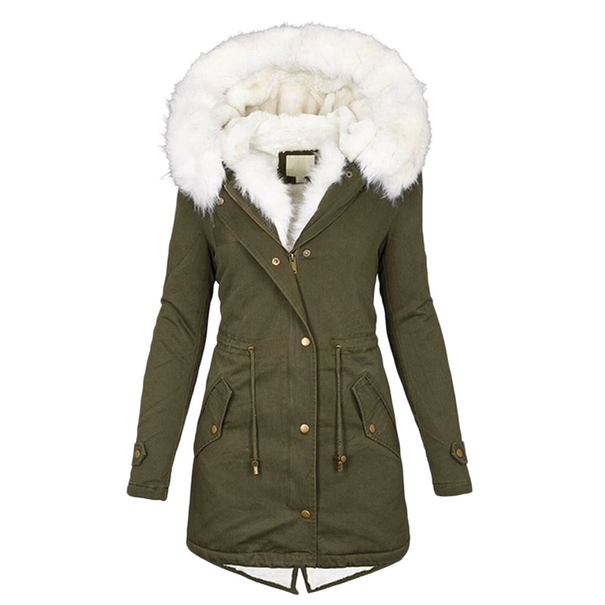 Parka imperméable légère à capuche automne-hiver