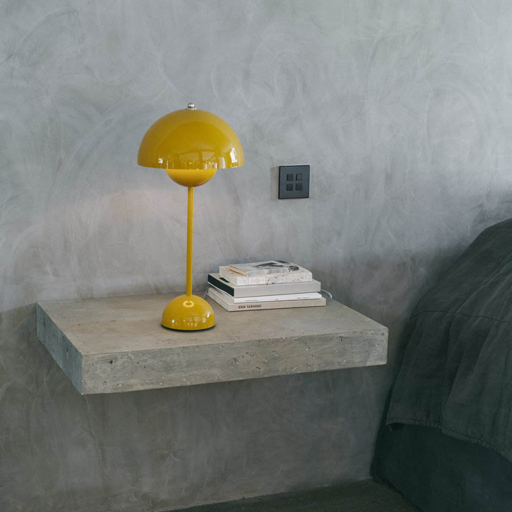 Tragbare LED-Tischlampe Flowerpot