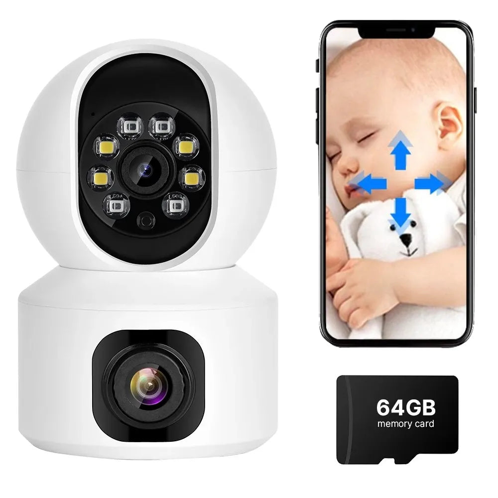 Digitales Babyphone mit Rundumsicht