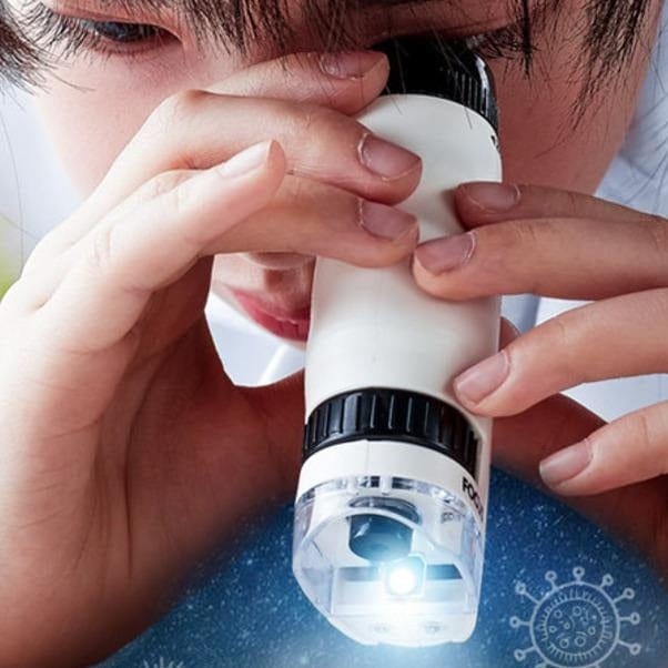 Microscope de poche puissant à grossissement élevé