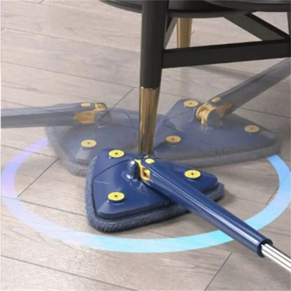 Balai rotatif avec 6 serpillères microfibres offertes