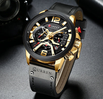 Montre-bracelet analogique élégante à bracelet en acier inoxydable