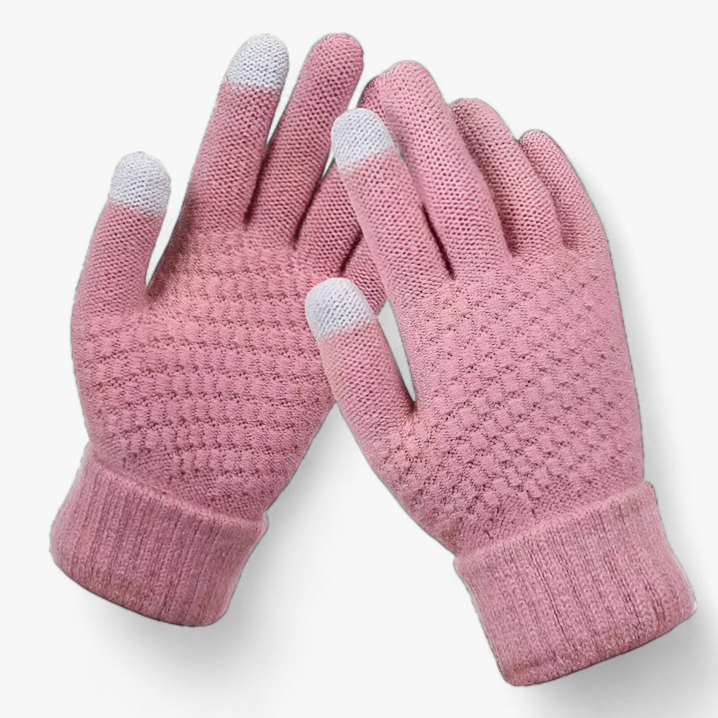 Kuschelige, elastische Winterhandschuhe mit Touchscreen-Funktion