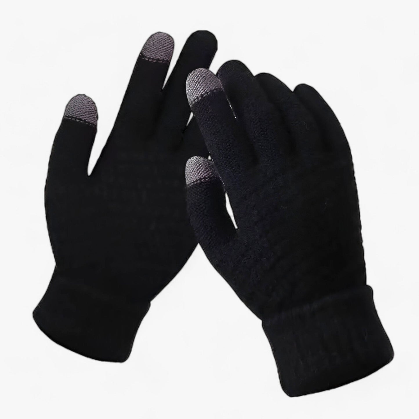 Kuschelige, elastische Winterhandschuhe mit Touchscreen-Funktion