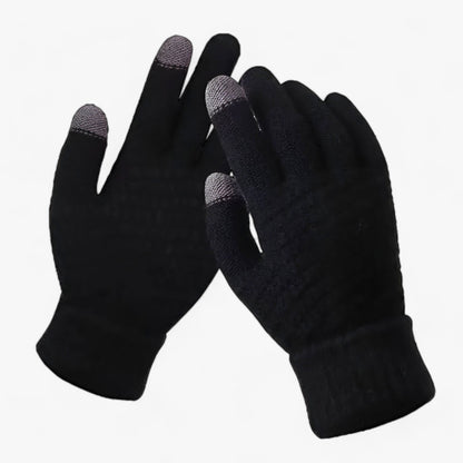 Kuschelige, elastische Winterhandschuhe mit Touchscreen-Funktion