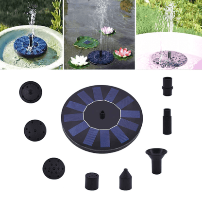 Mini fontaine d'eau solaire autonome compacte